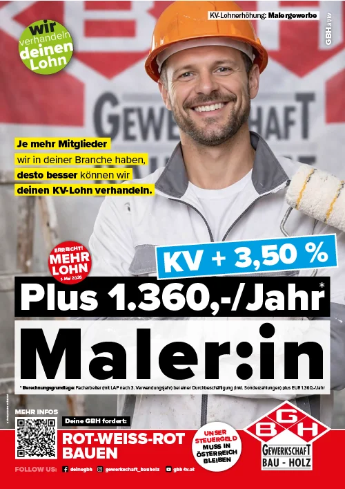 KV-Plakat Maler 2026